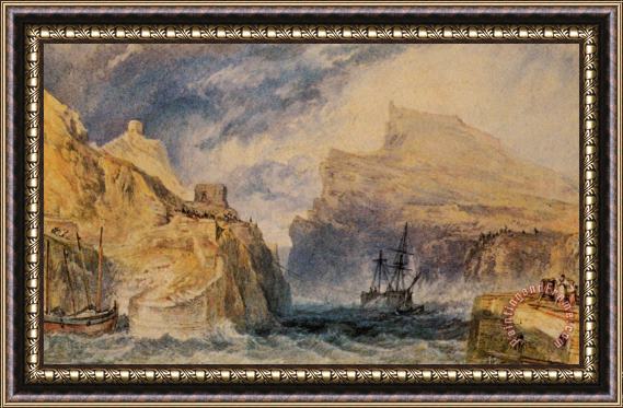 Joseph Mallord William Turner Boscastle, Cornwall Framed Painting