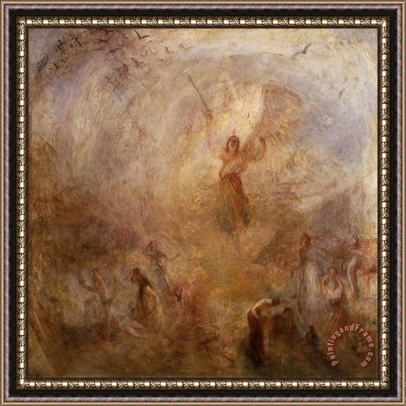 Joseph Mallord William Turner The Angel Standing in The Sun Framed Painting