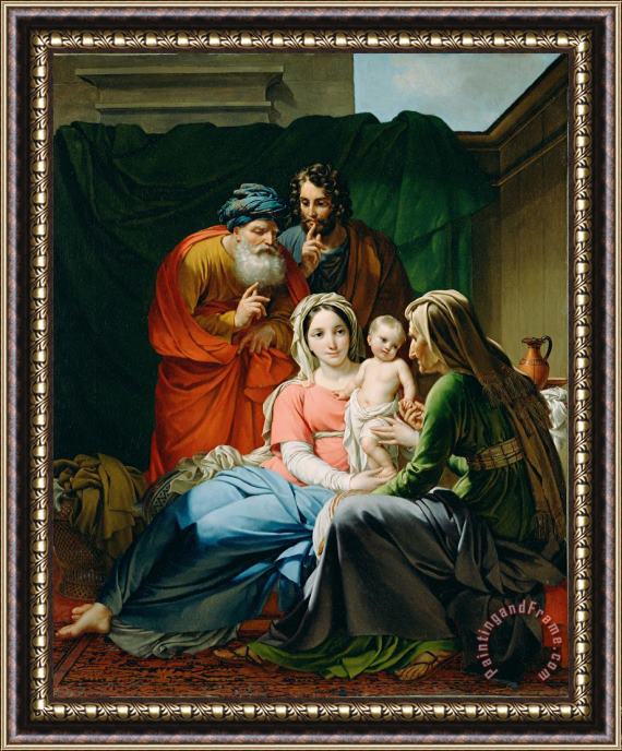 Joseph Paelinck  The Holy Family Framed Painting