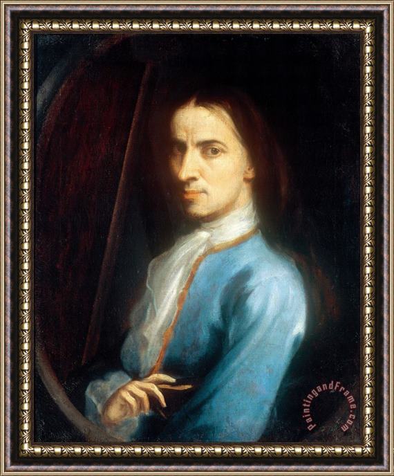Juan Rodriguez Juarez Self Portrait Framed Painting