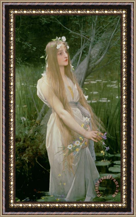 Jules Joseph Lefebvre Ophelia Framed Painting