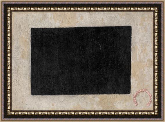 Kazimir Malevich Black Quadrilateral Framed Painting
