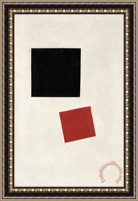 Kazimir Malevich Painterly Realism of a Boy with Framed Print