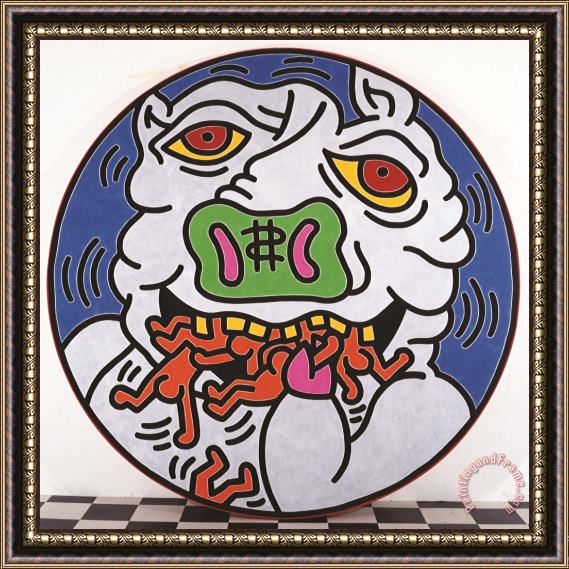 Keith Haring Untitled, 1988 Framed Print