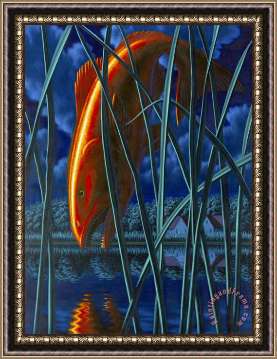 Leonard J. Koscianski Red Fish Framed Print