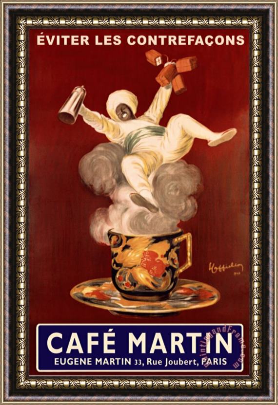 Leonetto Cappiello Cafe Martin Framed Print