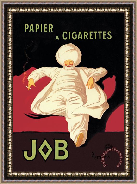 Leonetto Cappiello Papier a Cigarettes Job Framed Print