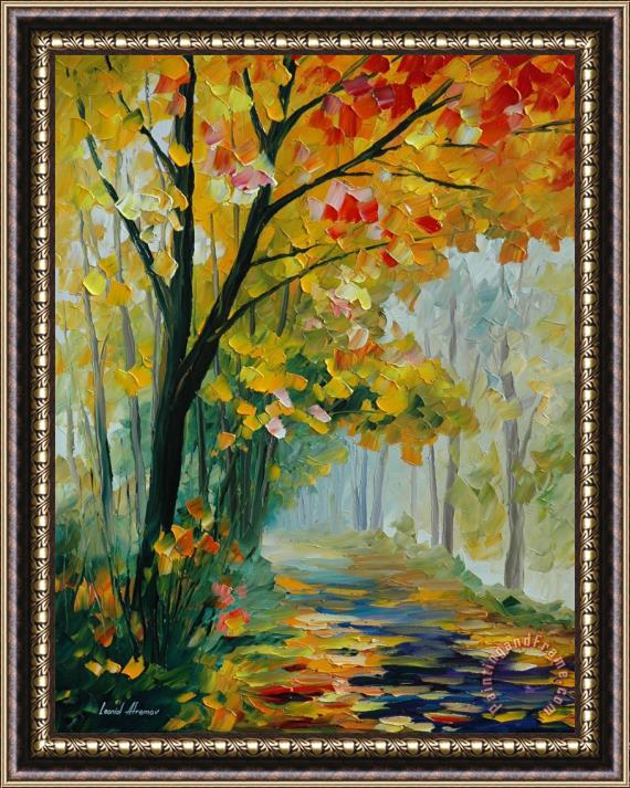 Leonid Afremov Path To The Past Framed Painting