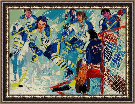Leroy Neiman French Connection Framed Painting
