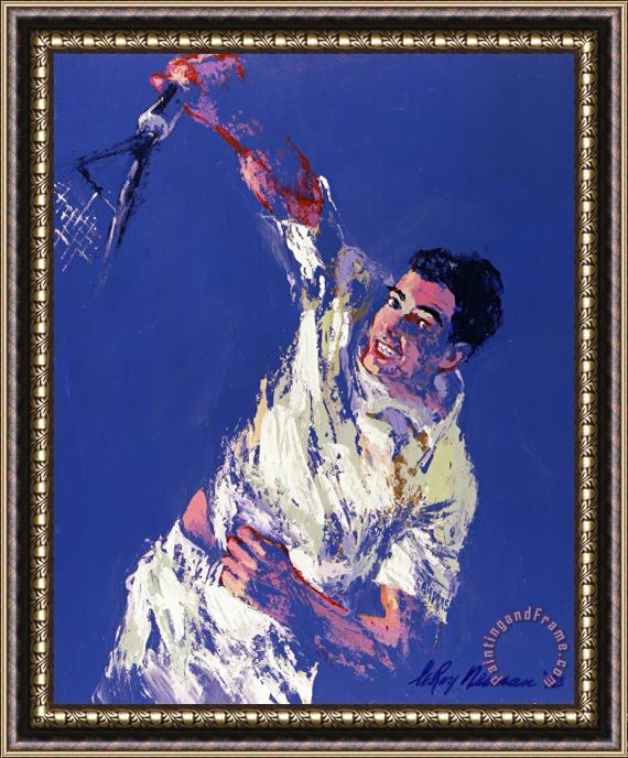Leroy Neiman Pete Sampras Framed Painting