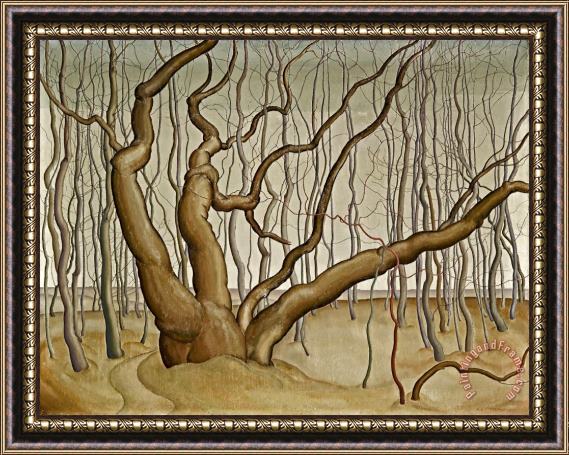 Lionel LeMoine FitzGerald Poplar Woods (poplars) Framed Painting