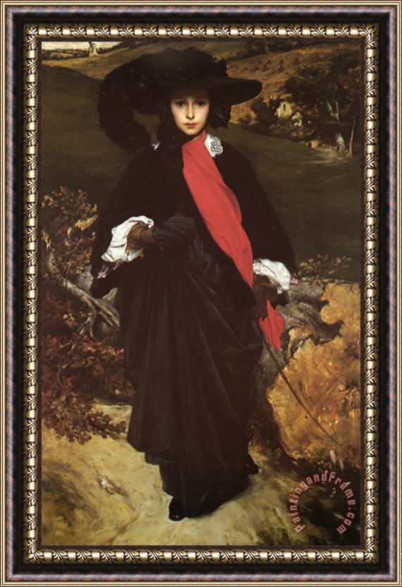 Lord Frederick Leighton May Sartoris Framed Painting