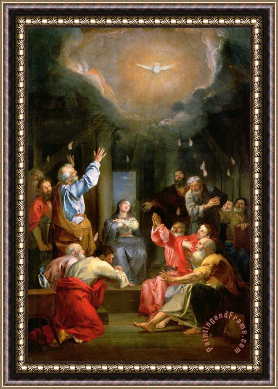 Louis Galloche The Pentecost Framed Painting
