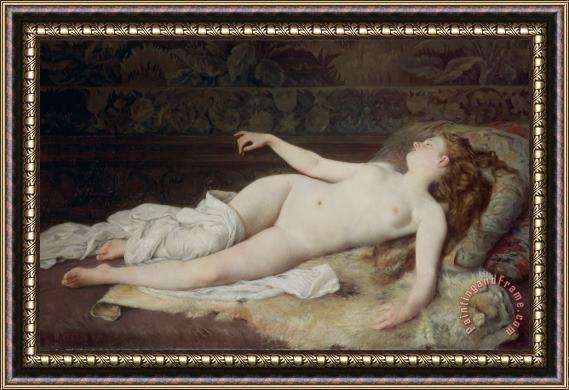 Louis Joseph Raphael Collin Sleep Framed Painting