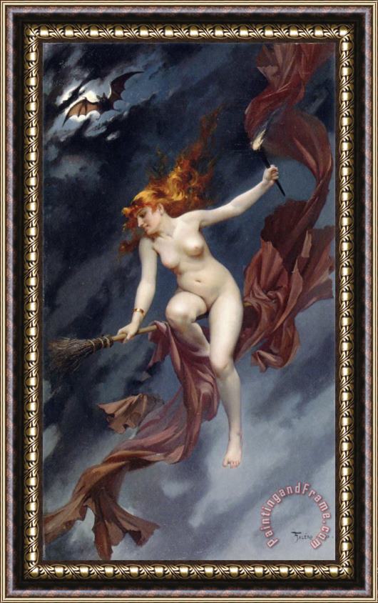 Luis Ricardo Falero The Witches Sabbath Framed Painting
