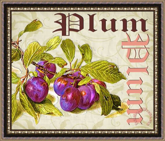 Lynell Withers Plum Framed Painting