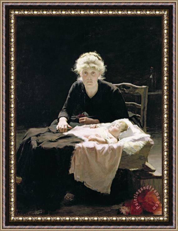 Margaret Hall Fantine Framed Painting