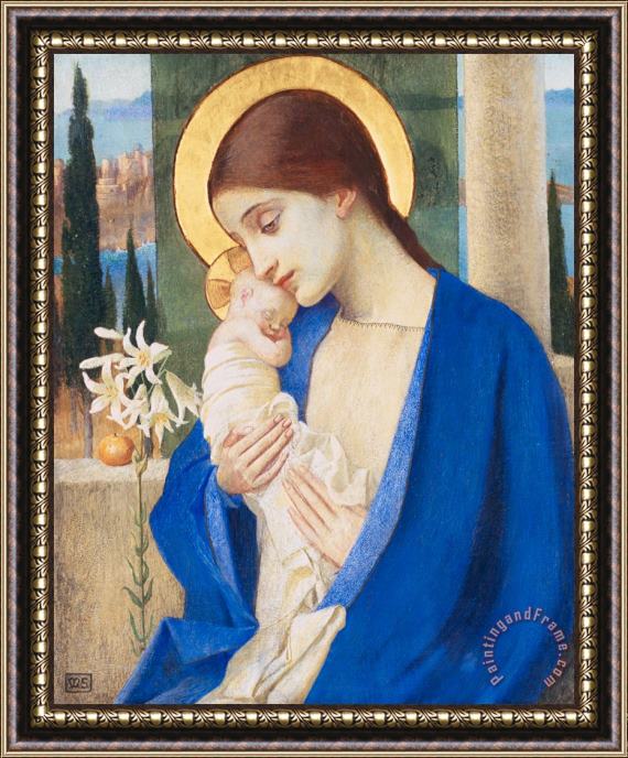 Marianne Stokes Madonna and Child Framed Print