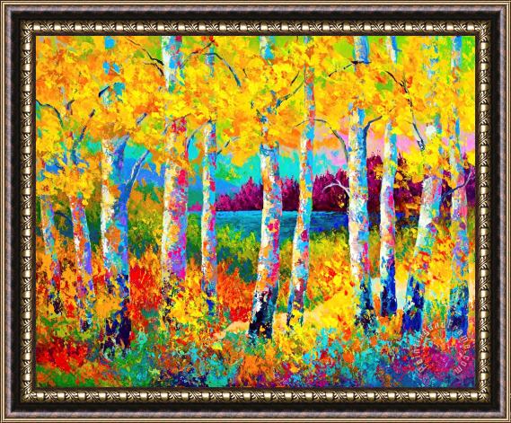 Marion Rose Autumn Jewels Framed Painting