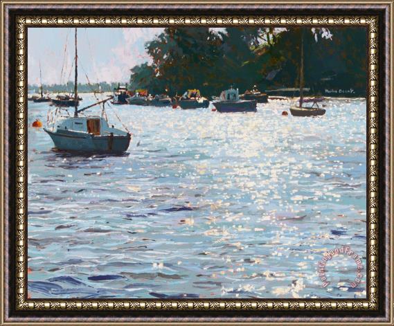 Martin Decent Morning Tide Framed Painting