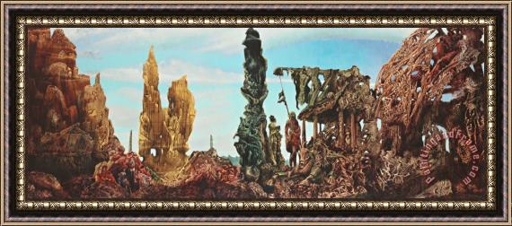 Max Ernst Europe After The Rain Framed Painting