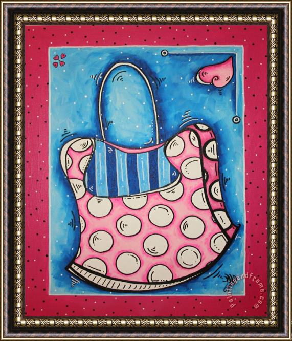Megan Aroon Duncanson Diva Handbag by Framed Painting