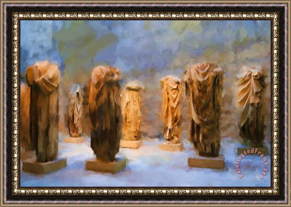Michael Greenaway The Headless Romans Framed Painting