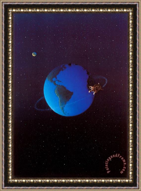 Michael Sowa Satellites of Pig Framed Print