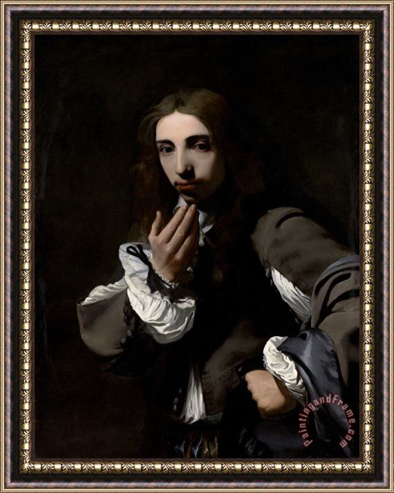 Michael Sweerts Portrait of Joseph Deutz Framed Painting