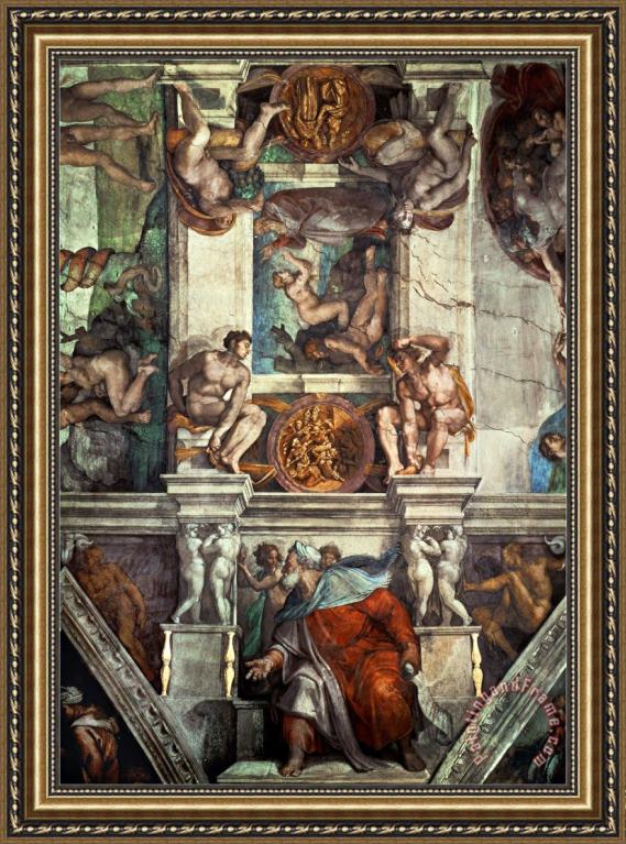 Michelangelo Buonarroti The Sistine Chapel Creation Of Eve The