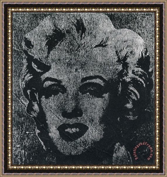 Mike Bidlo Not Warhol (one Silver Marilyn, 1962) Framed Painting