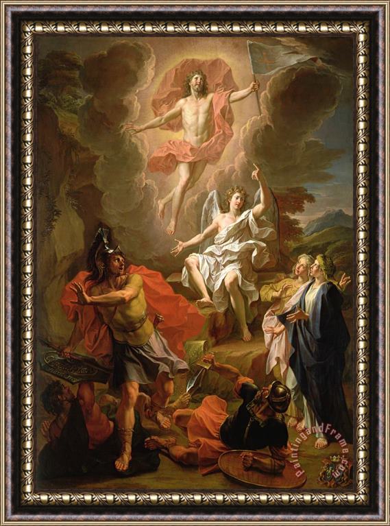 Noel Coypel The Resurrection of Christ Framed Painting