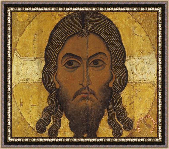Novgorod School The Holy Face Framed Print