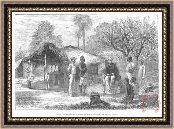Others Africa: Colonial Depot Framed Painting