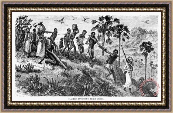 Others Africa: Slave Trade Framed Painting