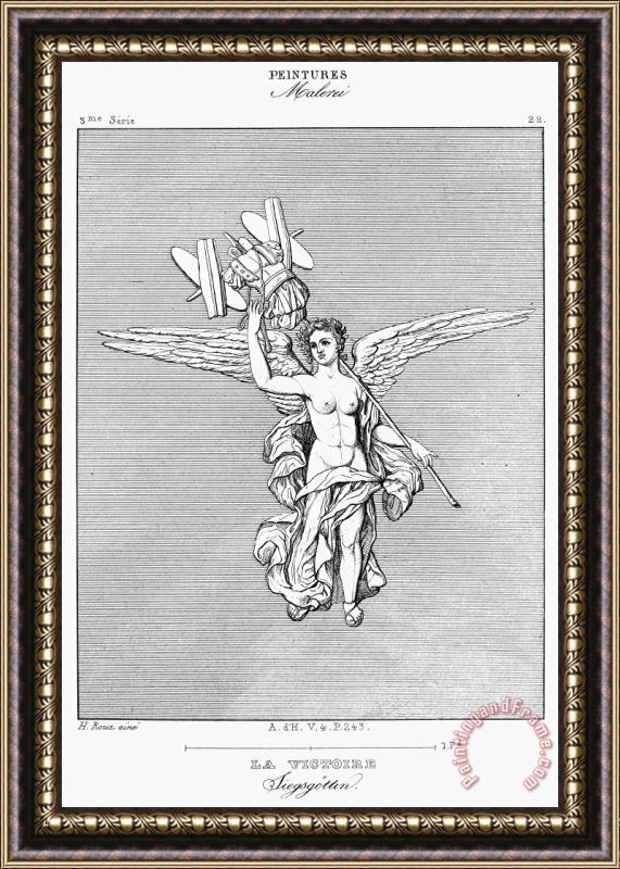 Others Allegory: Victory Framed Print