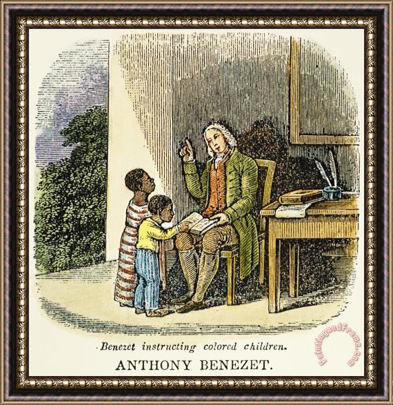 Others Anthony Benezet (1713-1784) Framed Print