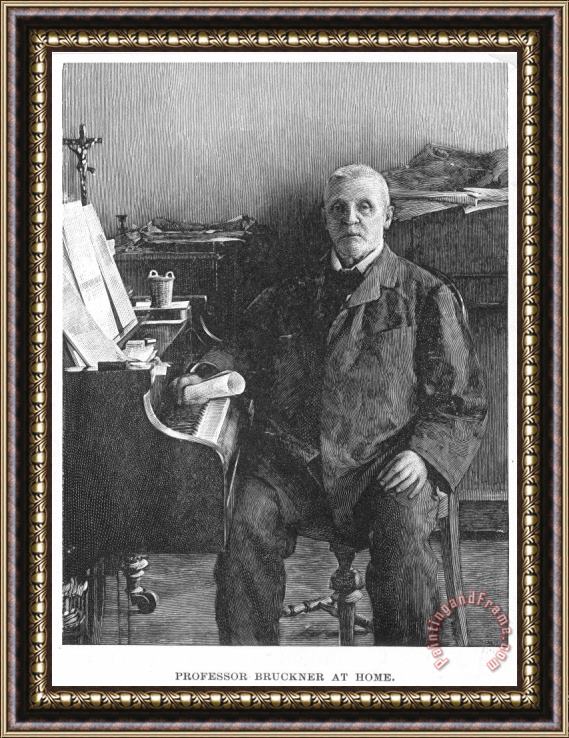 Others Anton Bruckner (1824-1896) Framed Print