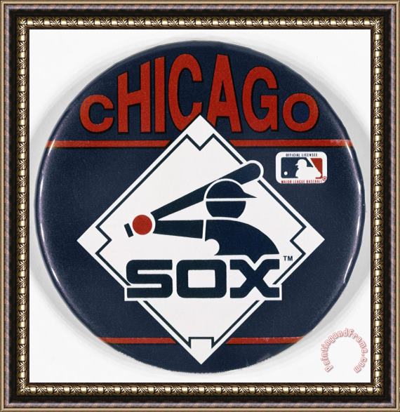 Others Baseball Button Framed Print