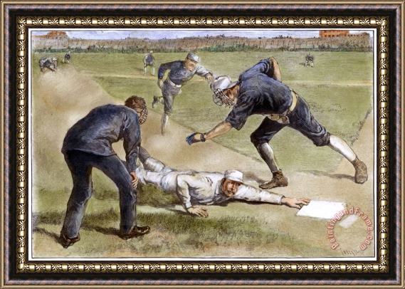 Others Baseball Game, 1885 Framed Painting