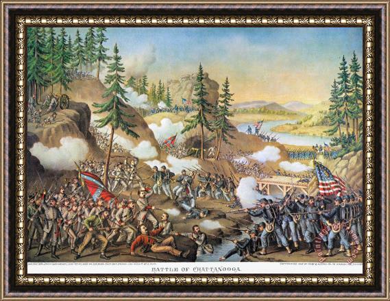 Others Battle Of Chattanooga 1863 Framed Painting