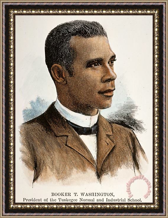 Others Booker T. Washington Framed Painting