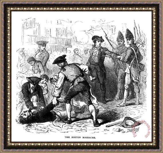 Others Boston Massacre, 1770 Framed Print