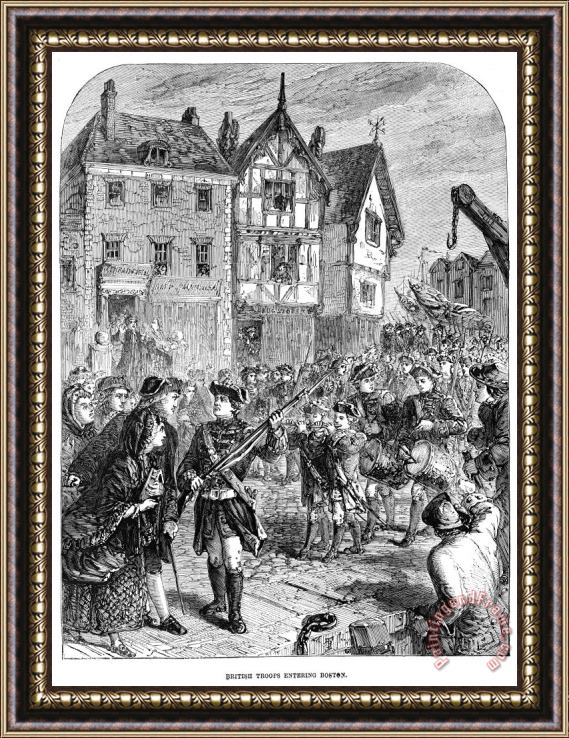 Others Boston: Occupation, 1768 Framed Print