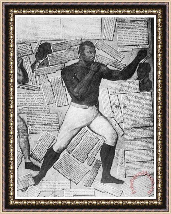 Others Boxing: Thomas Molineaux Framed Painting