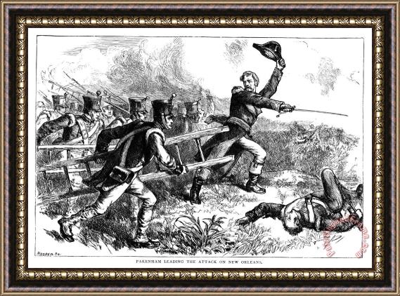 Others British Attack, 1815 Framed Print