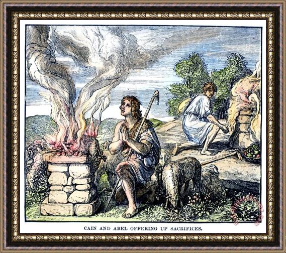 Others Cain And Abel Framed Print