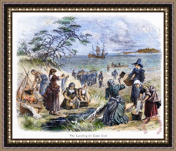 Others Cape Cod: Pilgrims Framed Painting