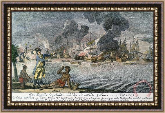 Others Capture Of New York, 1776 Framed Painting
