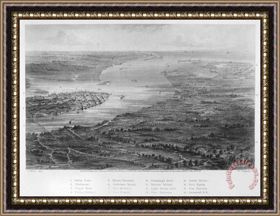 Others Charleston, 1863 Framed Painting